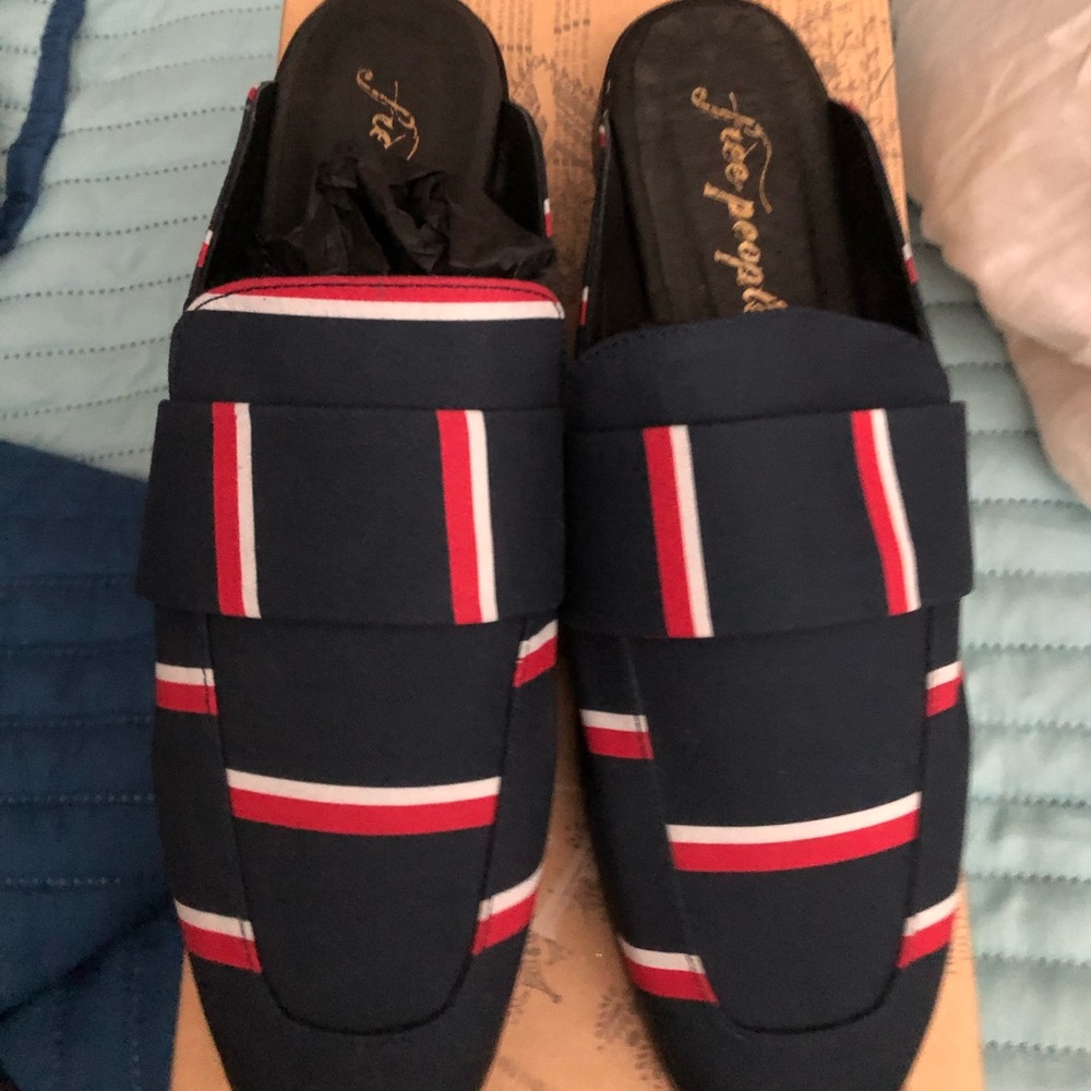 NWT free people slides 7 1/2